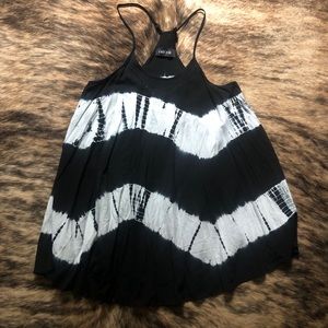 Fab’rik Tie Dye Long Flowy Tank Sz Large